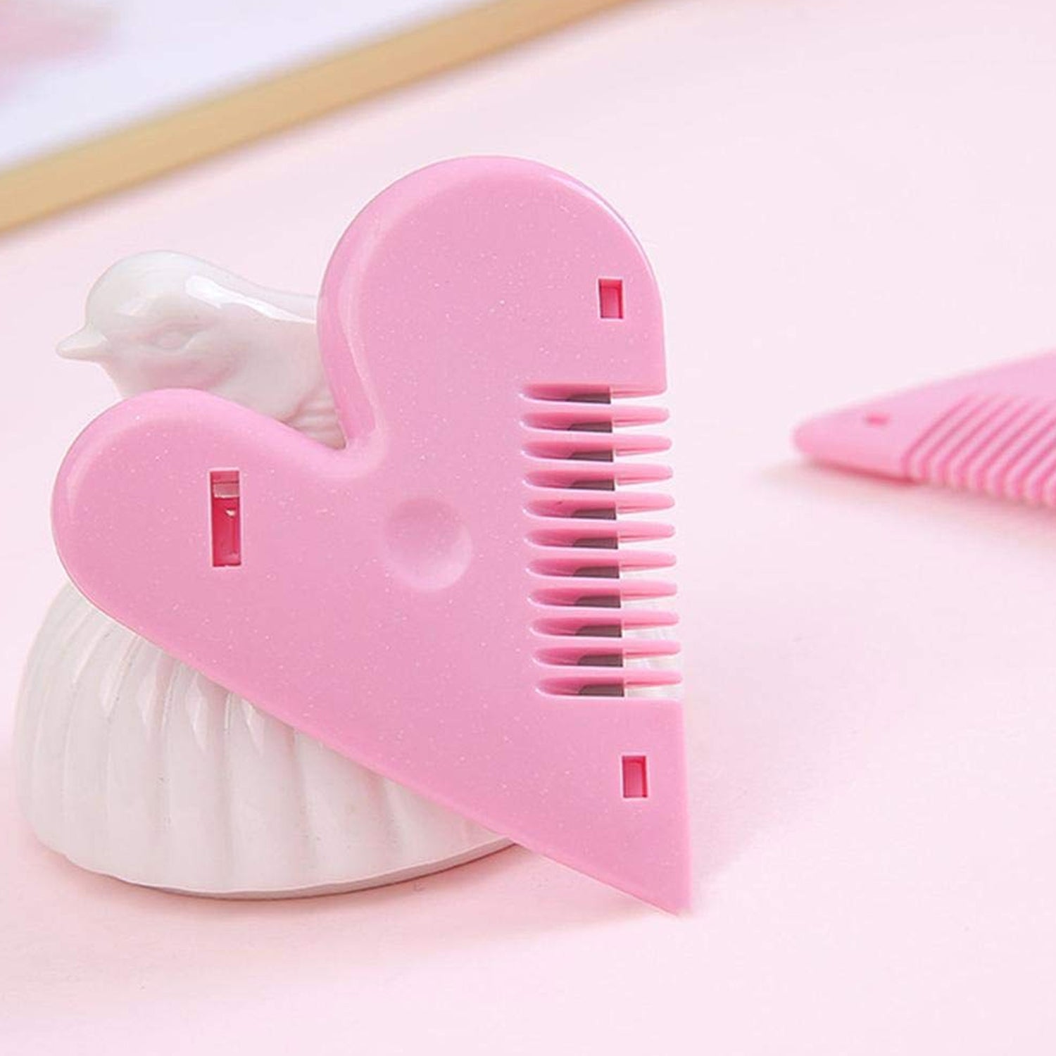 Heart Shape Plastic Hair Cutting Scissors Heart Shape Plastic Hair Cutting Scissors